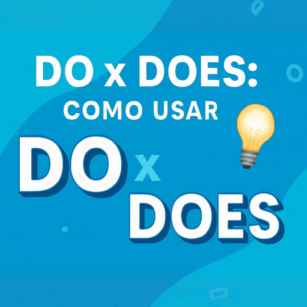 Ilustração da matéria Do x Does: diferença e uso no inglês