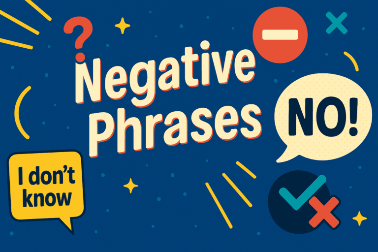 Frases Negativas: Como Formar Frases Negativas no Inglês com Facilidade